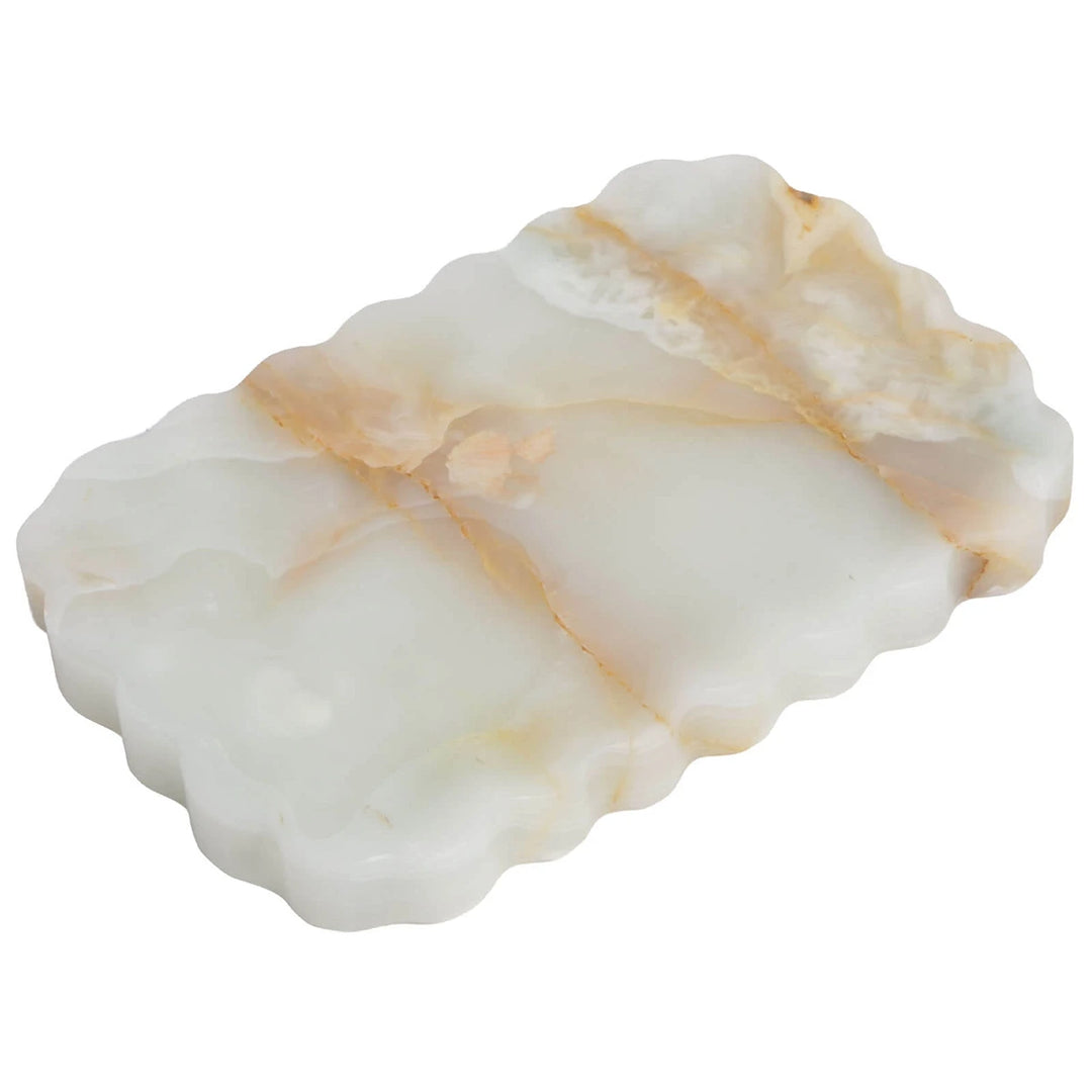 Freeform Tray - Snow Plum Marble