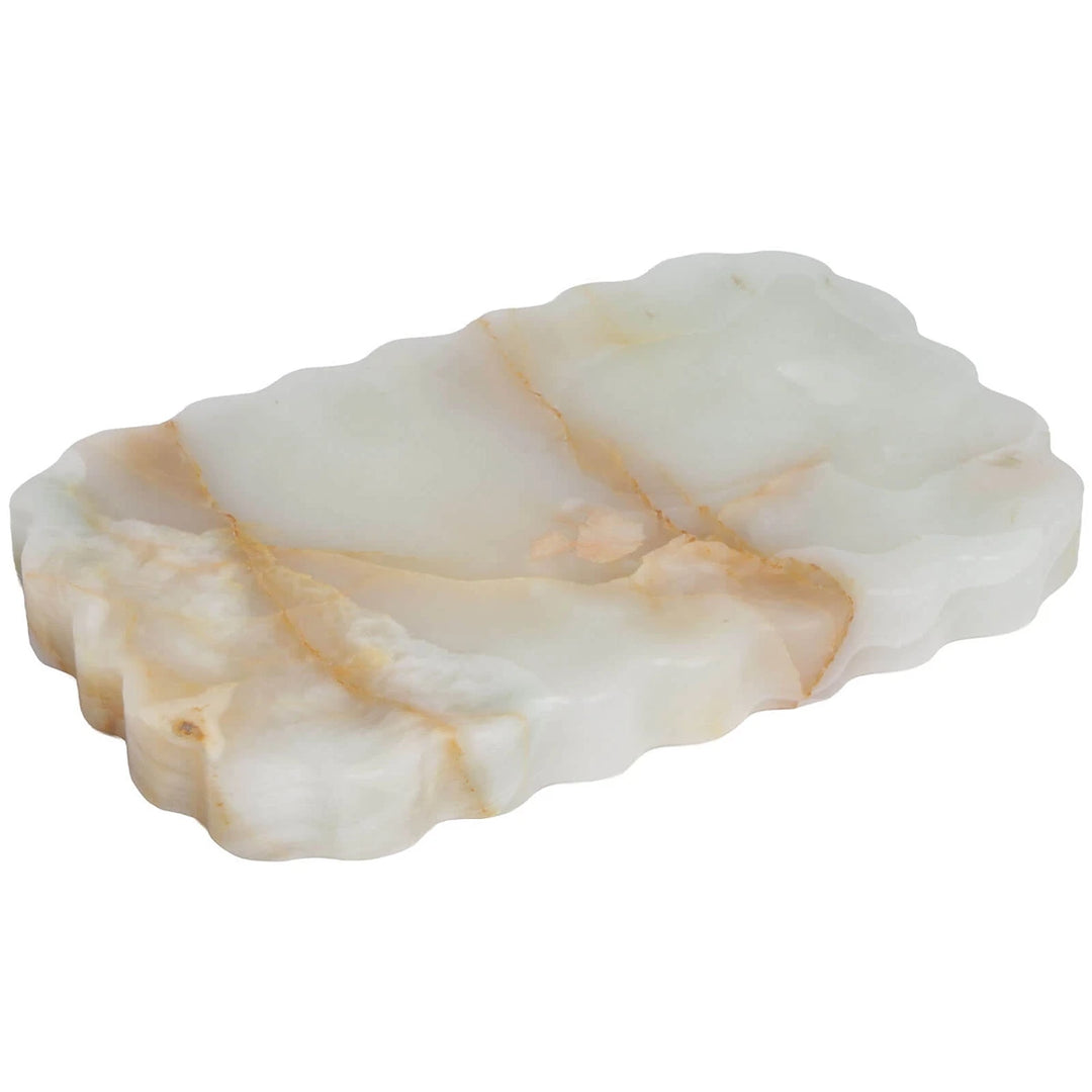Freeform Tray - Snow Plum Marble