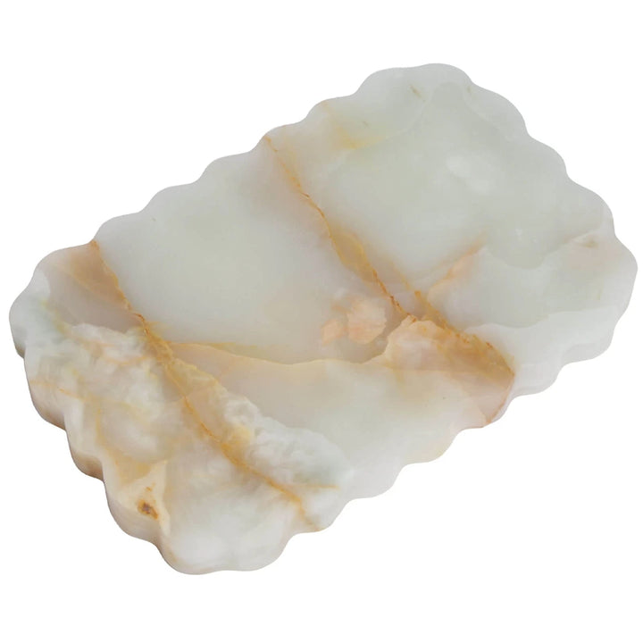 Freeform Tray - Snow Plum Marble