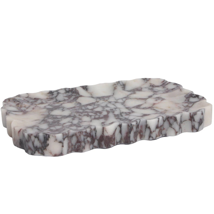 Freeform Tray - Bulgari Purple Marble