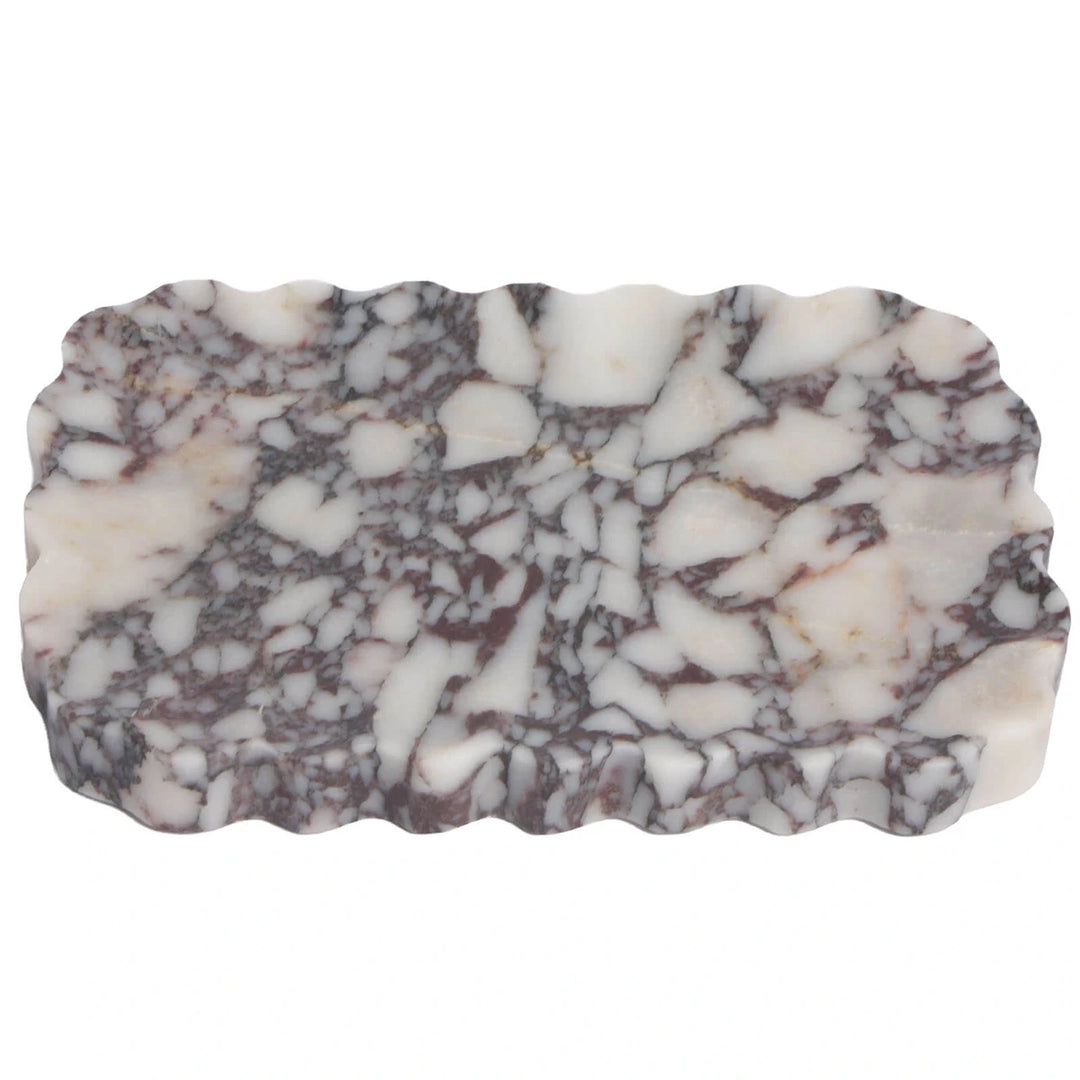 Freeform Tray - Bulgari Purple Marble