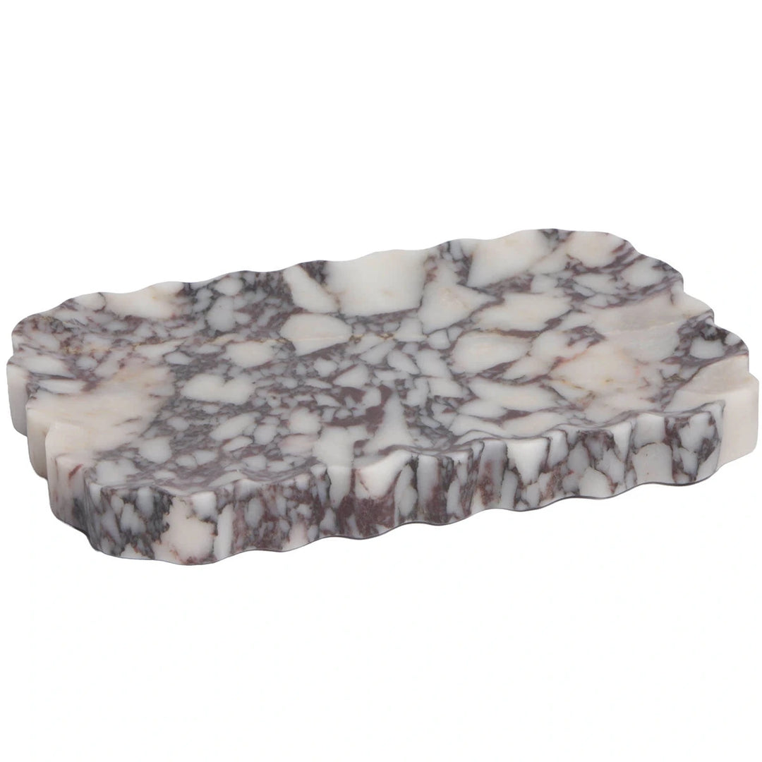 Freeform Tray - Bulgari Purple Marble