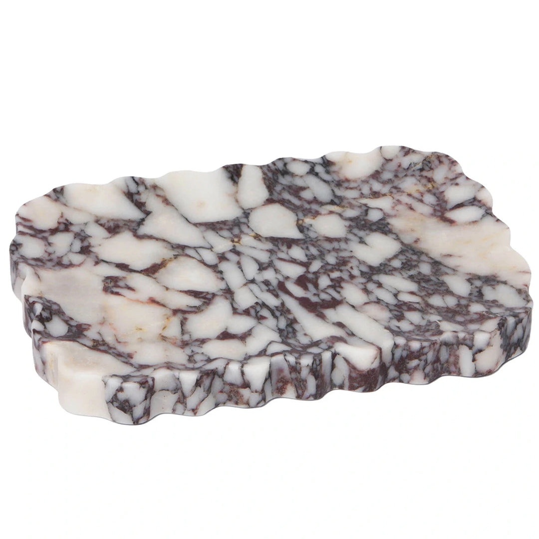 Freeform Tray - Bulgari Purple Marble