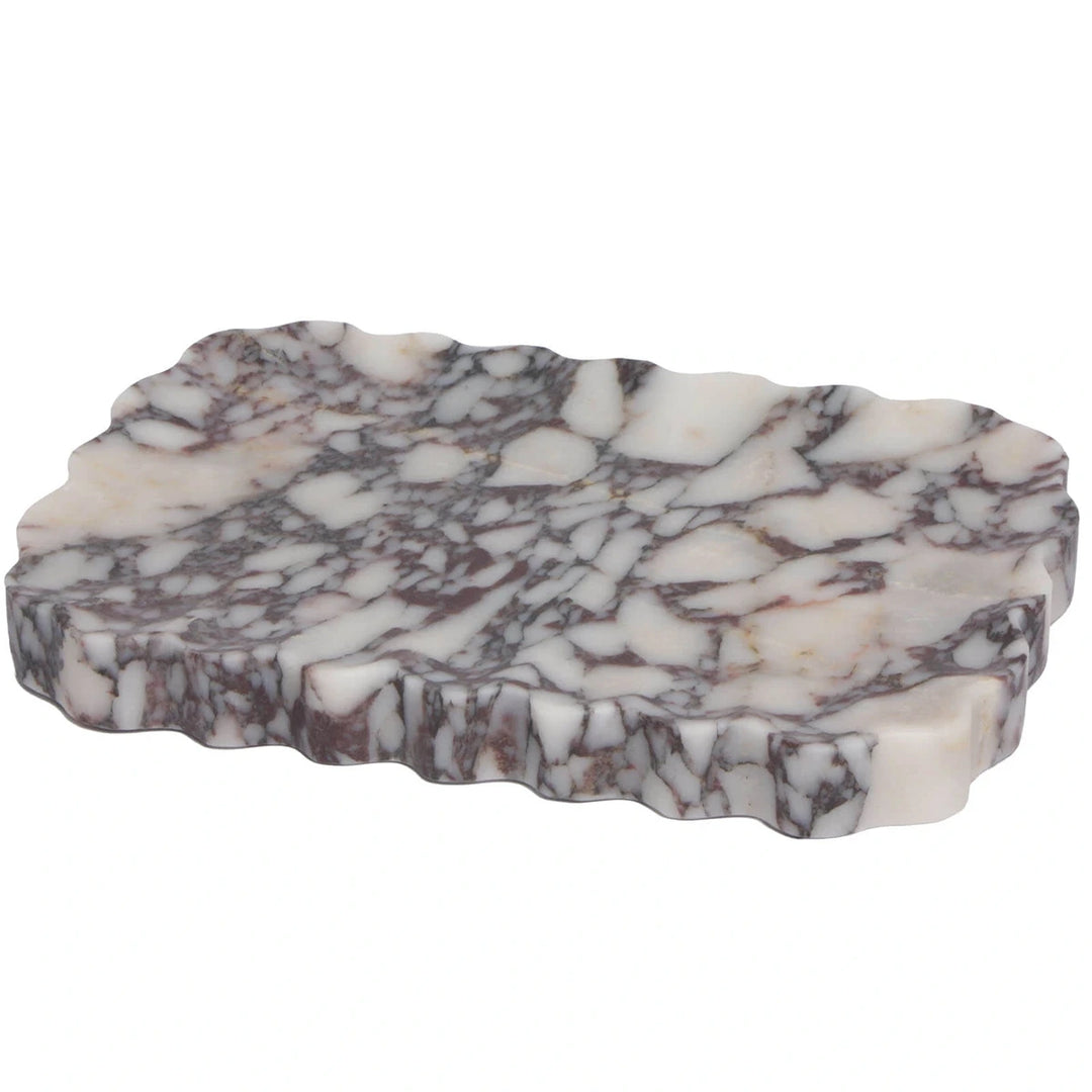 Freeform Tray - Bulgari Purple Marble