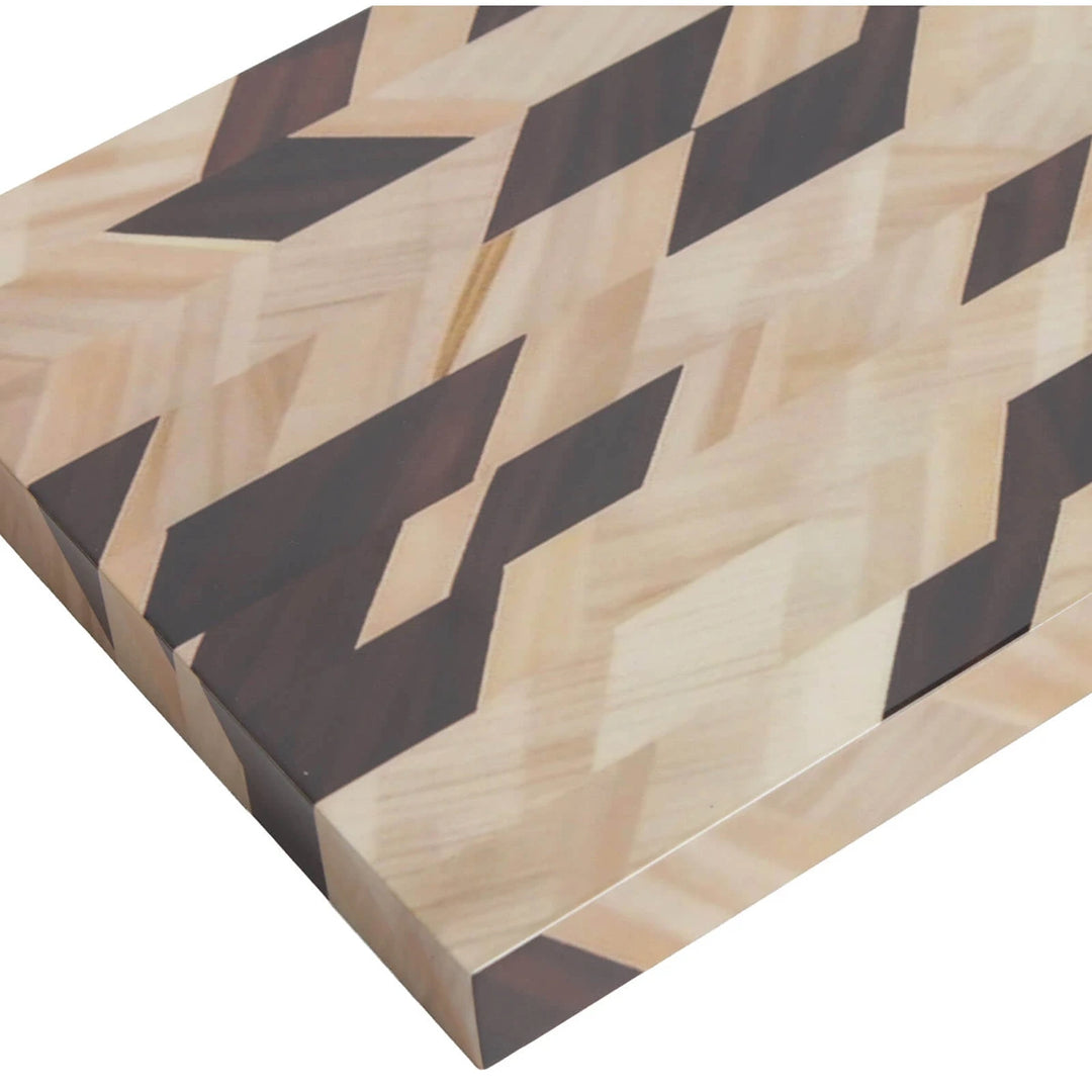 Geometric Marquetry Box