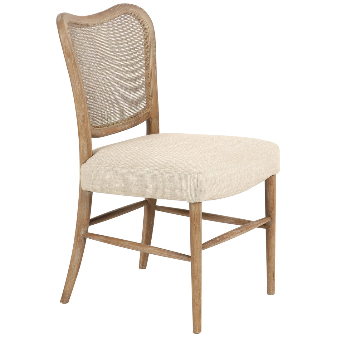 Chadlington Rattan & Natural Linen Dining Chair