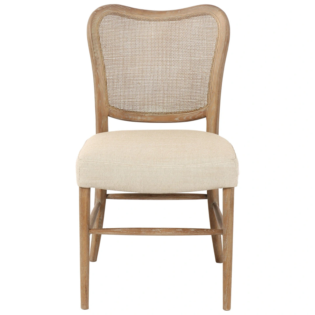 Chadlington Rattan & Natural Linen Dining Chair