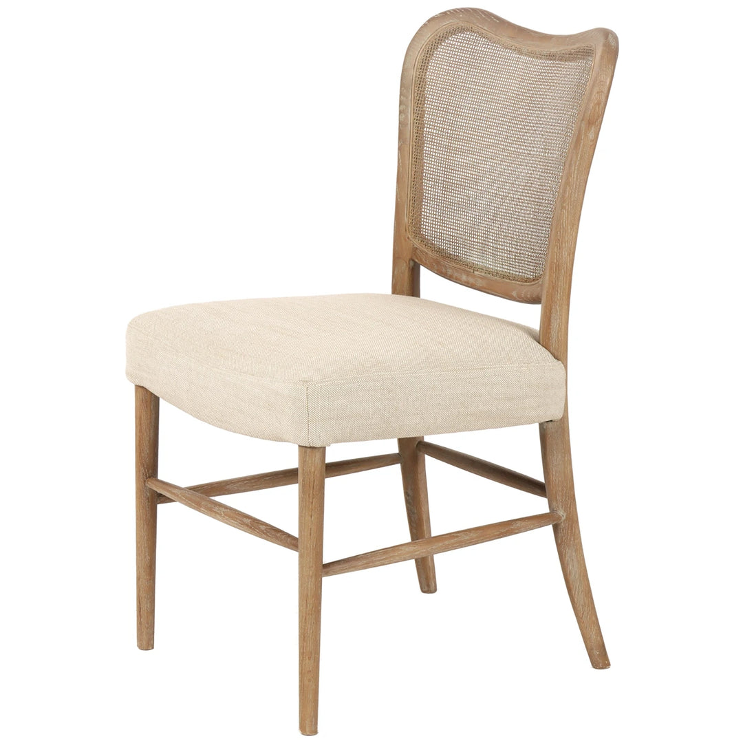 Chadlington Rattan & Natural Linen Dining Chair