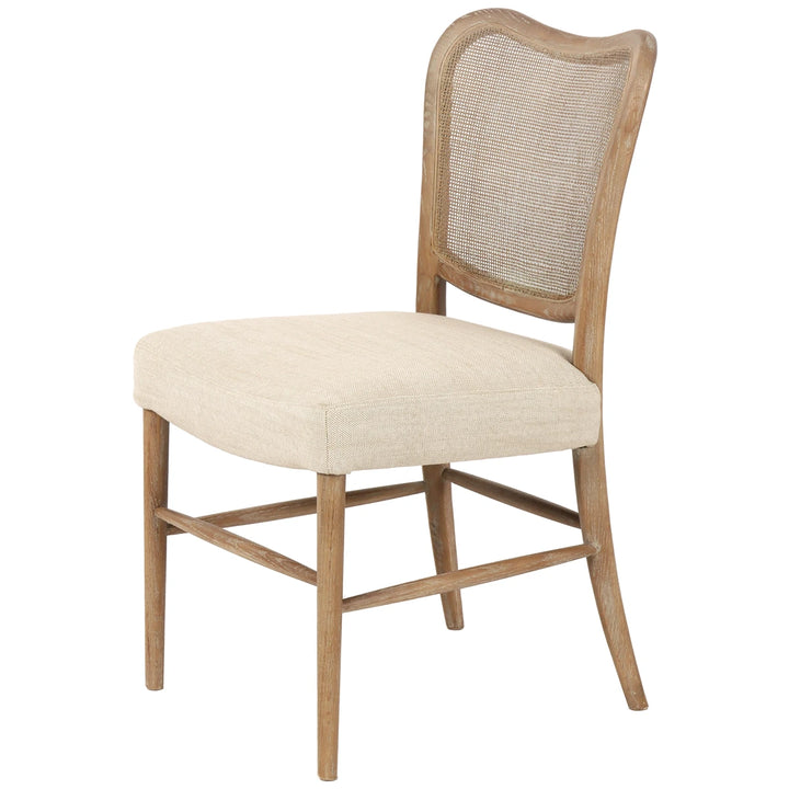 Chadlington Rattan & Natural Linen Dining Chair