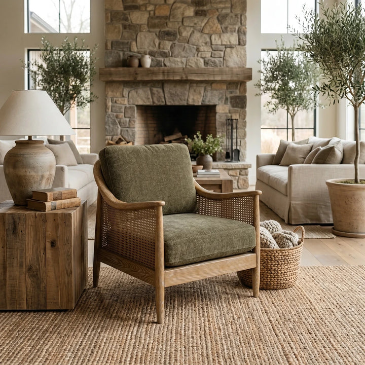 Chadlington Accent Chair - Bottle Green