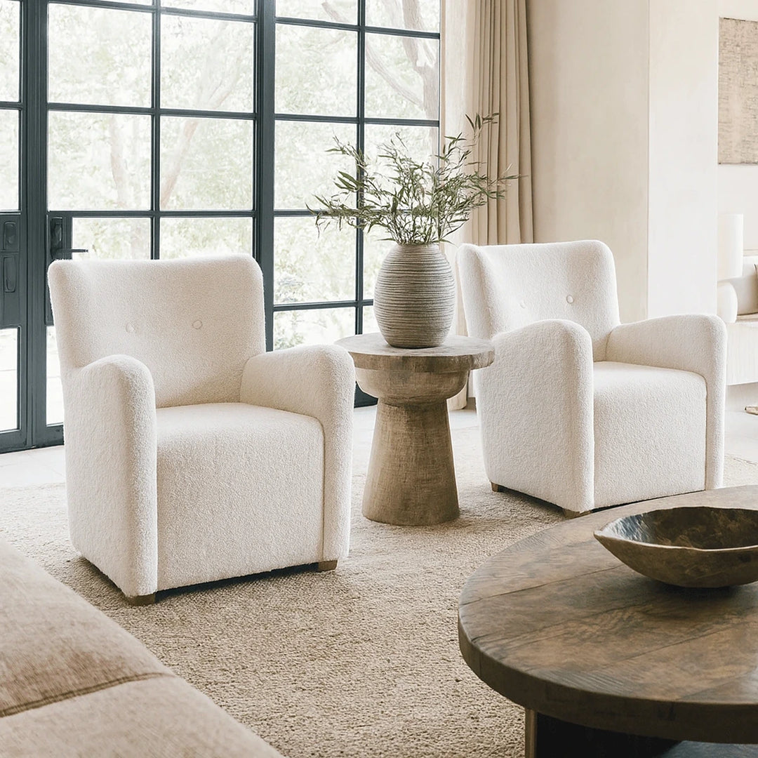 Hidcote Accent Chair - Faux Wool