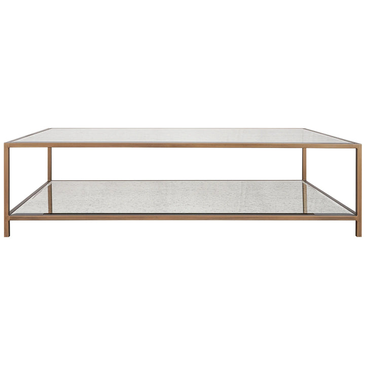 Upton Coffee Table - Antique Brass
