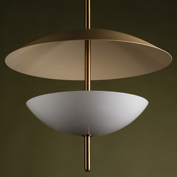 Dion 3 Light Pendant Light - Patina Brass & Soft Sand Hudson Valley Lighting 3