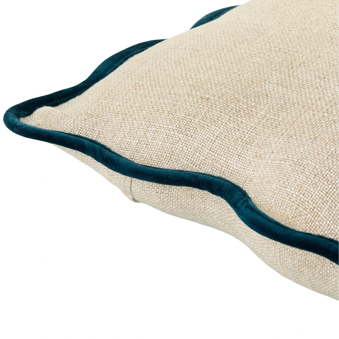 Caliza Woven Cushion 51x51cm - Peacock