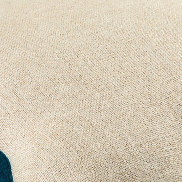 Caliza Woven Cushion 51x51cm - Peacock