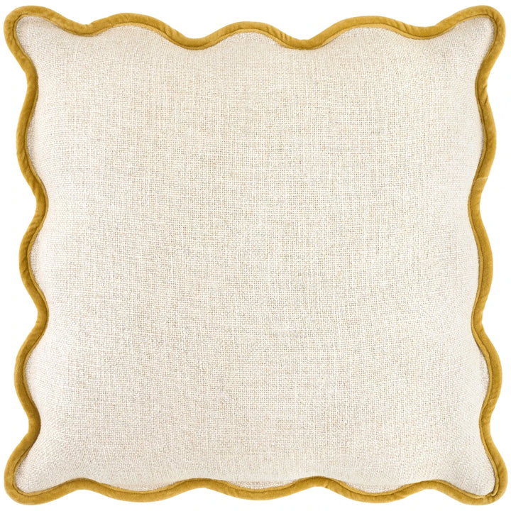 Caliza Woven Cushion 51x51cm - Mustard