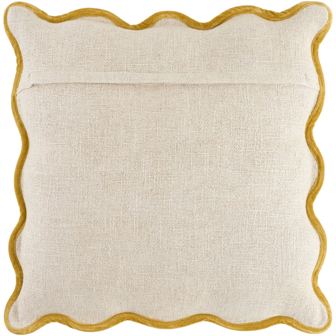 Caliza Woven Cushion 51x51cm - Mustard