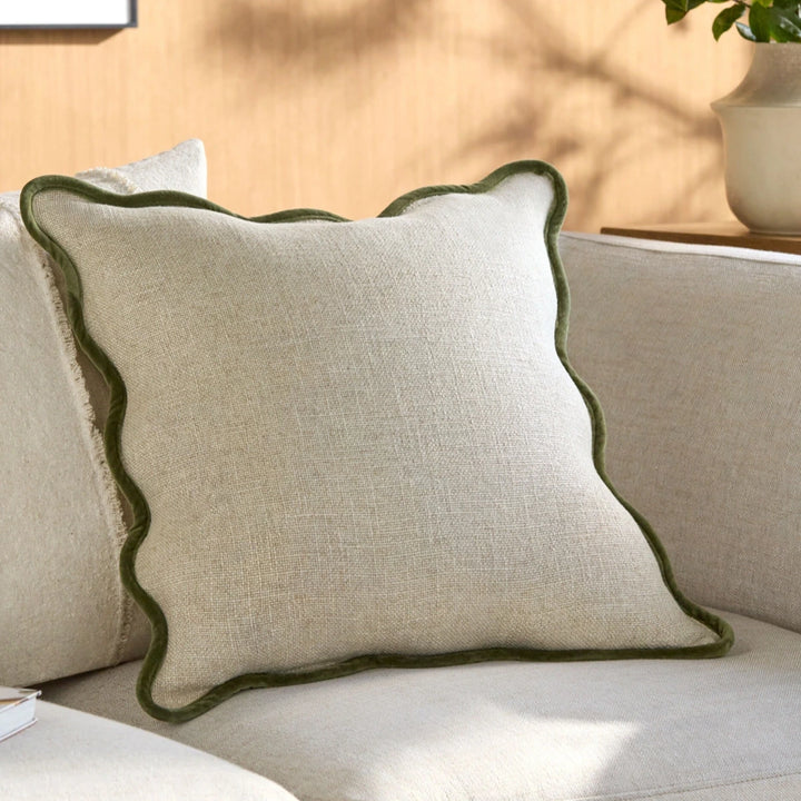 Caliza Woven Cushion 51x51cm - Moss
