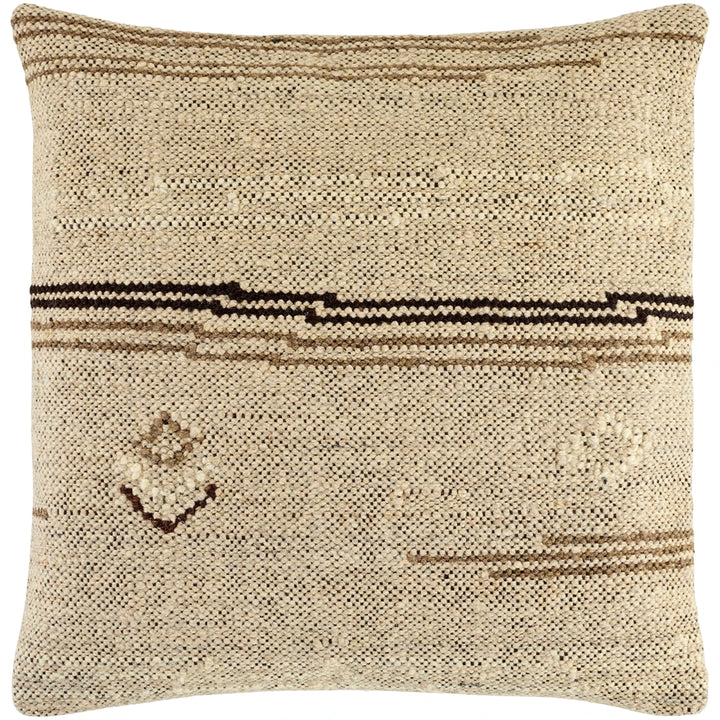 Solea Hand Woven Cushion 51x51cm - Light