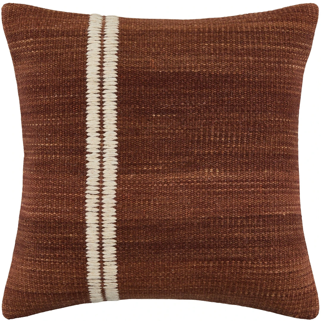 Jundah Woven Cushion 51x51cm - Warm Red
