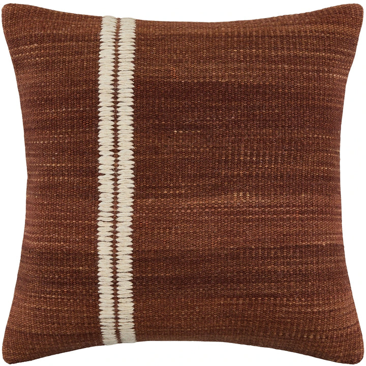 Jundah Woven Cushion 51x51cm - Warm Red