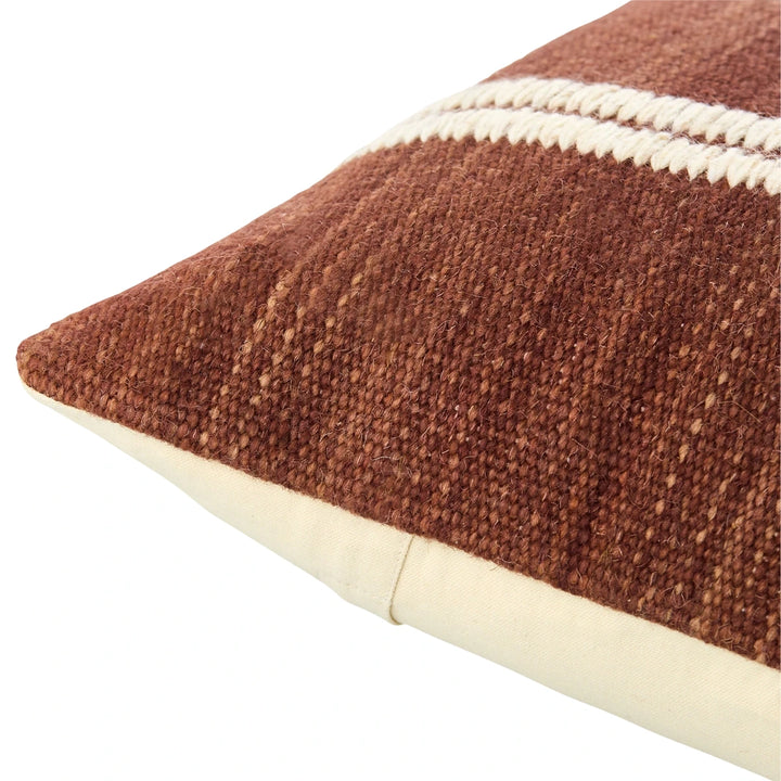 Jundah Woven Cushion 51x51cm - Warm Red