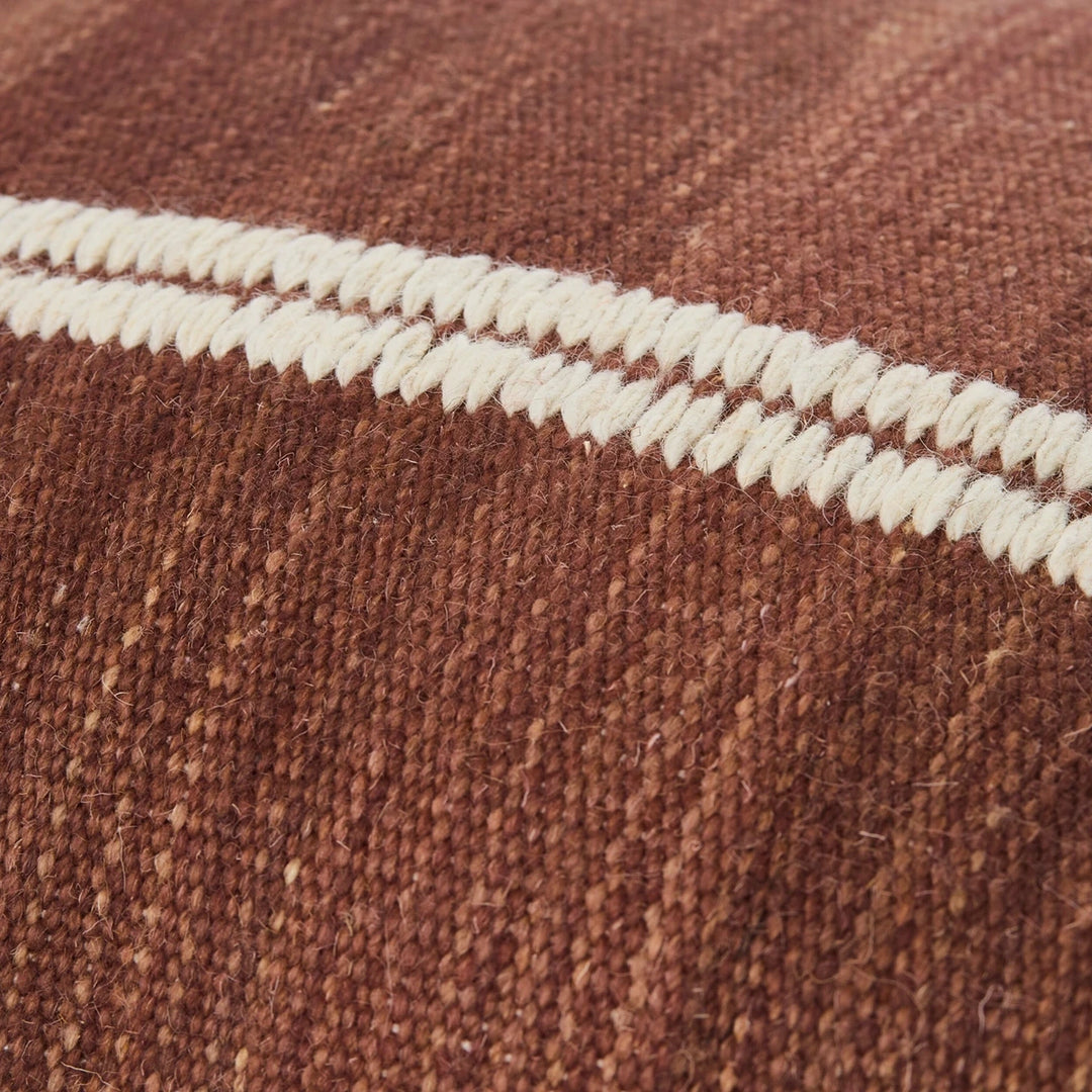 Jundah Woven Cushion 51x51cm - Warm Red
