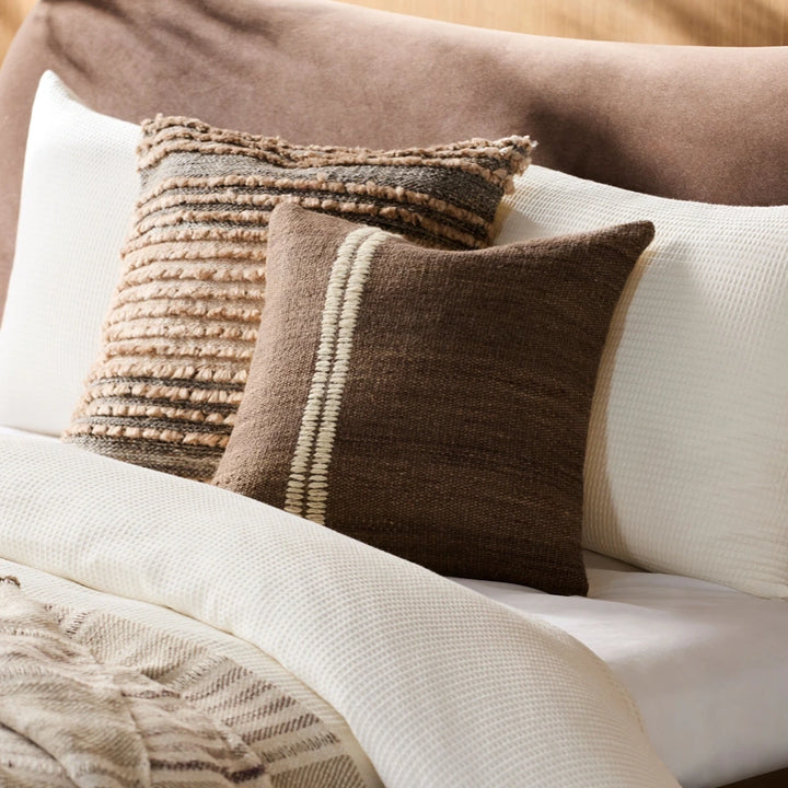 Jundah Woven Cushion 51x51cm - Brown