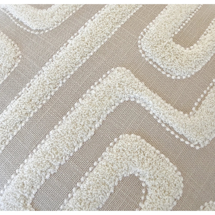 Kovner Woven Cushion 51x51cm - Beige