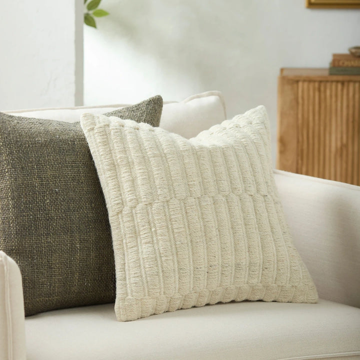 Monacizzo Hand Woven Cushion 51x51cm - Natural