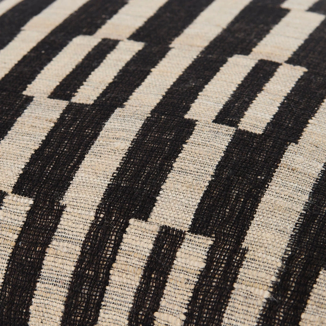 Marzano Hand Woven Cushion 51x51cm - Black