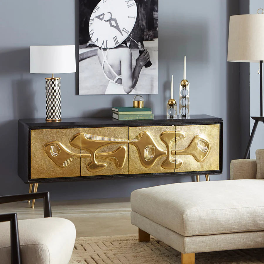 Reform Credenza - Brass & Black Design Maven 2