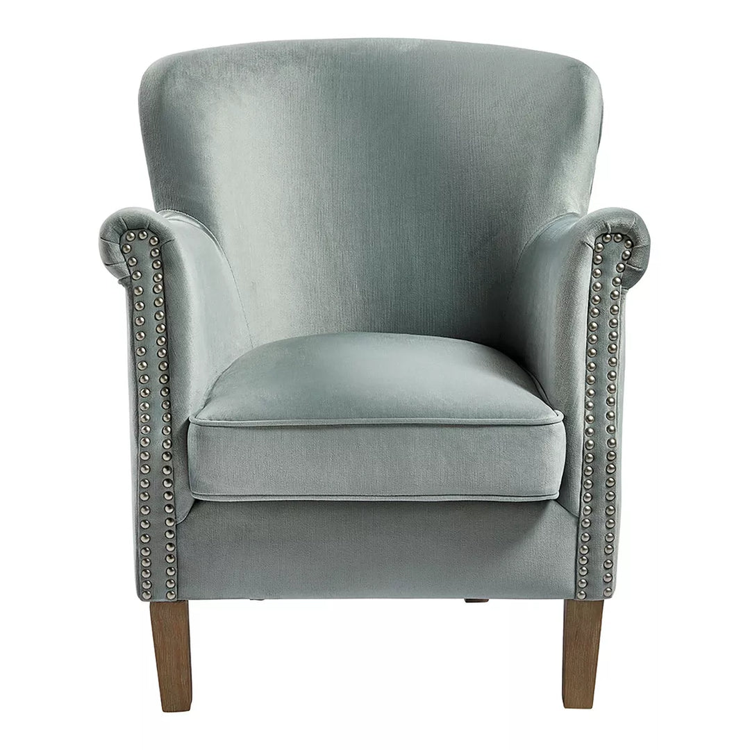 Claude Velvet Armchair - Sage