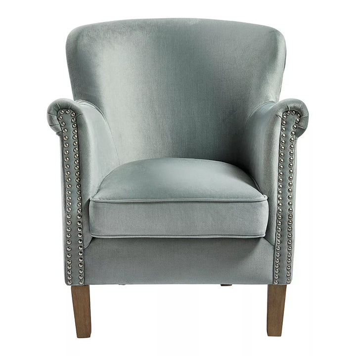 Claude Velvet Armchair - Sage