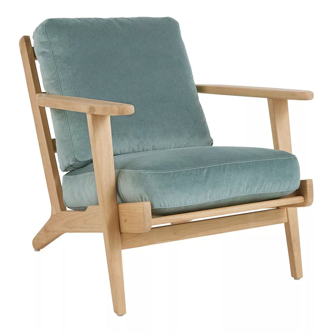 Jules Armchair - Celadeon Blue Velvet