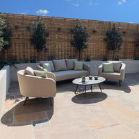 Maze Outdoor Ambition 3 Seater Sofa Set in Oatmeal