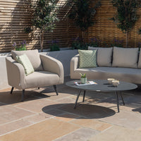 Maze Outdoor Ambition 3 Seater Sofa Set in Oatmeal