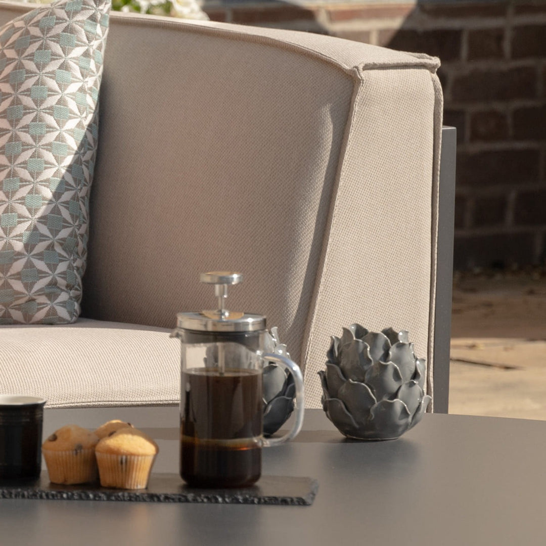 Ibiza Large Corner Sofa Set - Oatmeal Maze Rattan 2