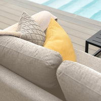 Maze Outdoor Pulse Chaise Sofa Set in Oatmeal