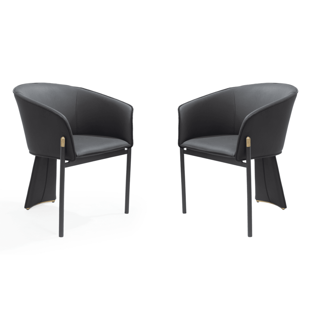 Felipo Set of 2 Dining Chairs - Mustang Black Tommy Franks 3