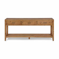 Garden Trading Ashwell Console Table 3 Drawer Natural