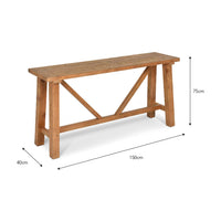 Garden Trading Ashwell Console Table Natural