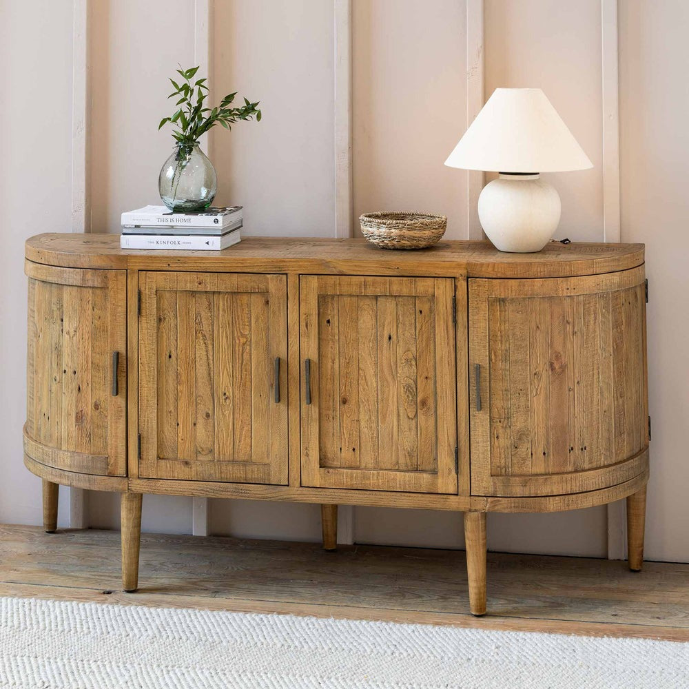Ashwell Curved Sideboard - Natural Garden Trading 2