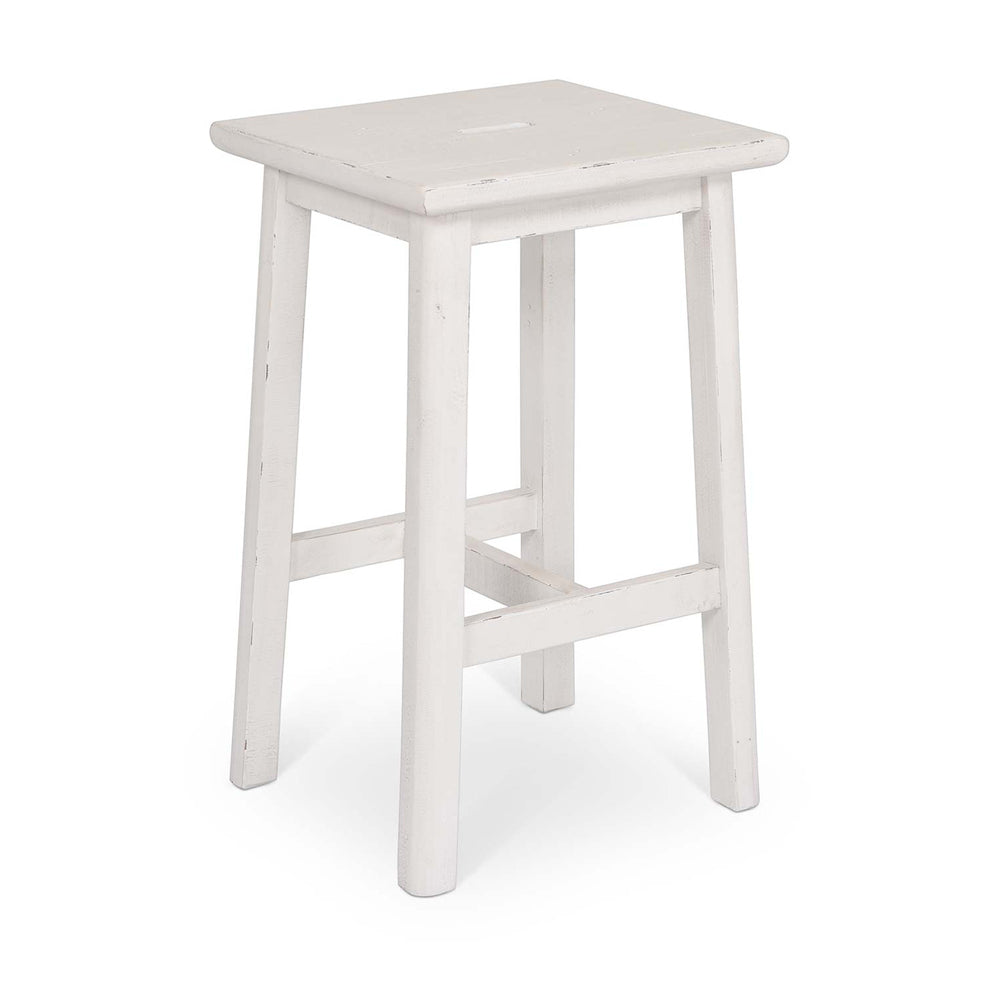 Ashwell Handle Bar Stool - Whitewash Garden Trading 5