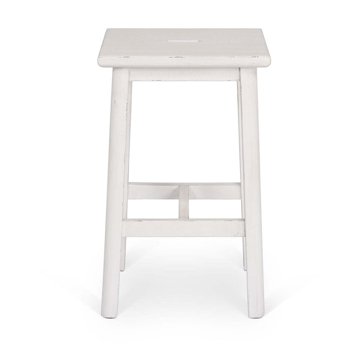 Ashwell Handle Bar Stool - Whitewash Garden Trading 1