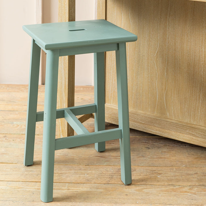Ashwell Handle Bar Stool - Sage Green Garden Trading 2