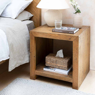 Garden Trading Fawley Chevron Side Table Natural