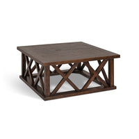 Garden Trading Oxhill Coffee Table Square Antique Brown