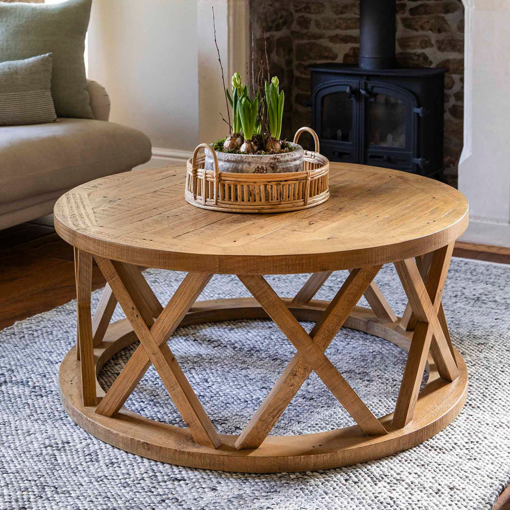 Garden Trading Oxhill Coffee Table Round Natural