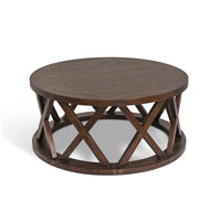 Garden Trading Oxhill Coffee Table Round Antique Brown